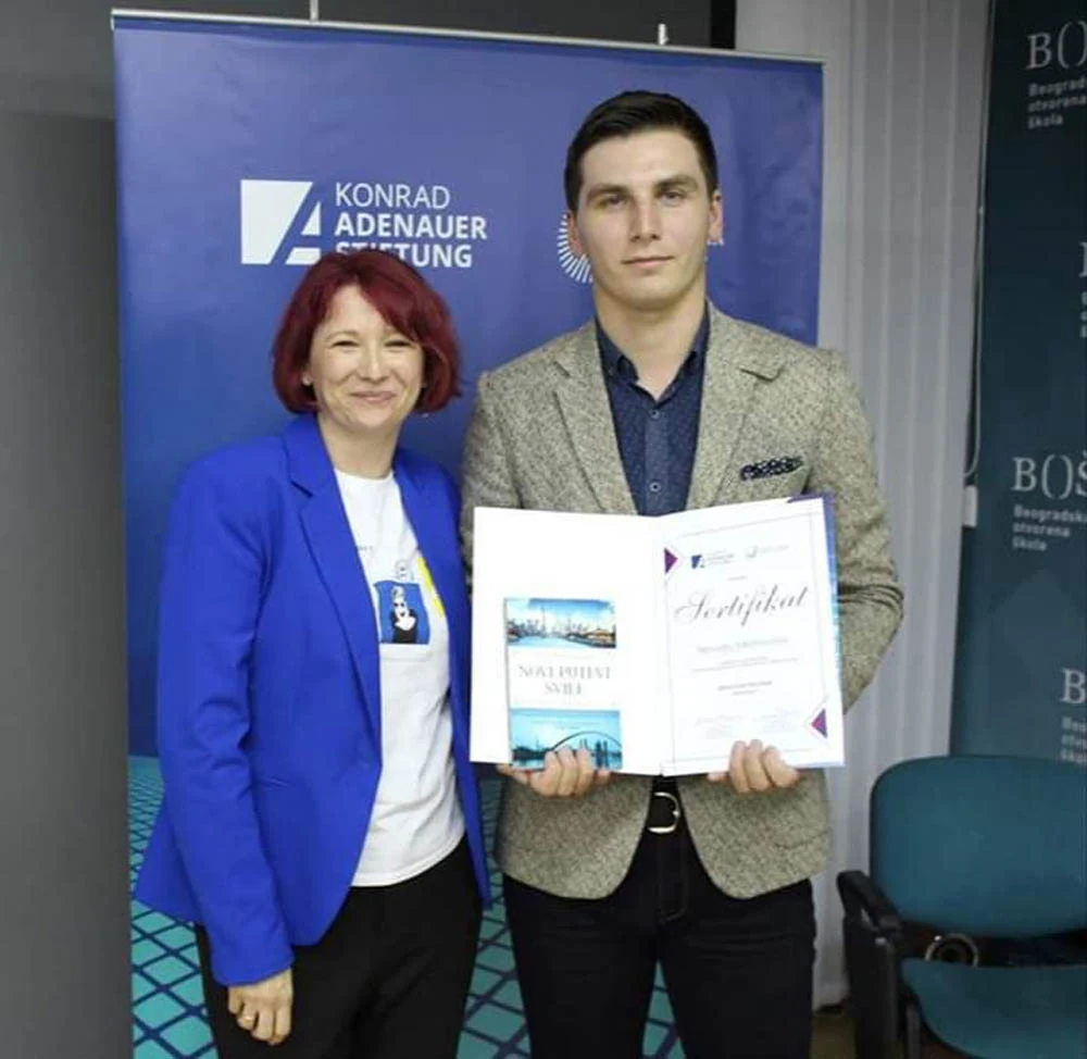 ČLAN DRUŠTVA NENAD JOKSIMOVIĆ IZABRAN ZA JEDNOG OD NAJBOLjIH MEĐU MLADIM LIDERIMA U SRBIJI