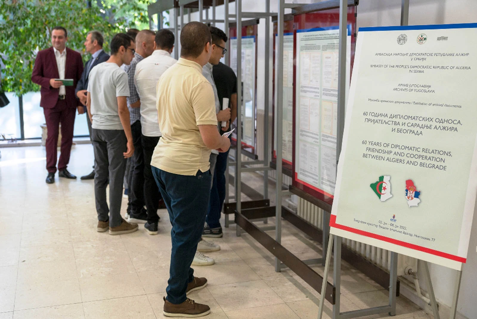IZLOŽBA ARHIVSKIH DOKUMENATA SARADNjE SRBIJE I ALŽIRA U GALERIJI OPŠTINE VRAČAR
