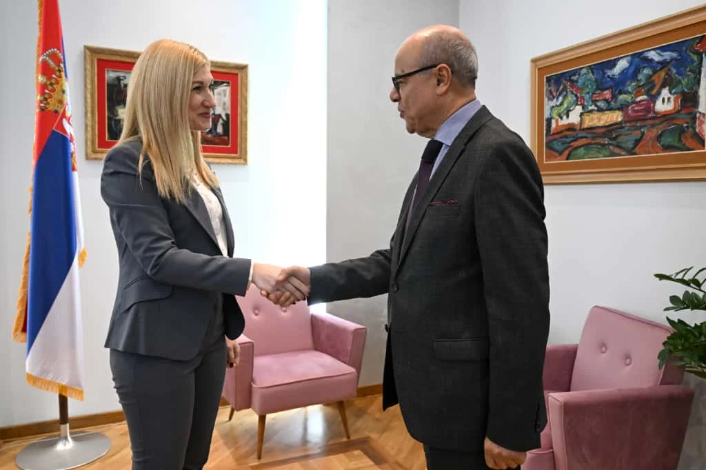 Jovanović sa ambasadorom Alžira